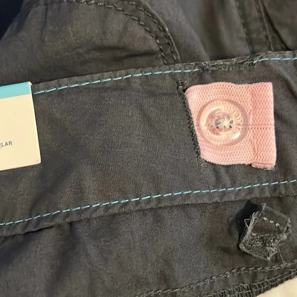 Old Navy Girls Twill Bermuda Shorts Gray Grey 12 Summer Spring